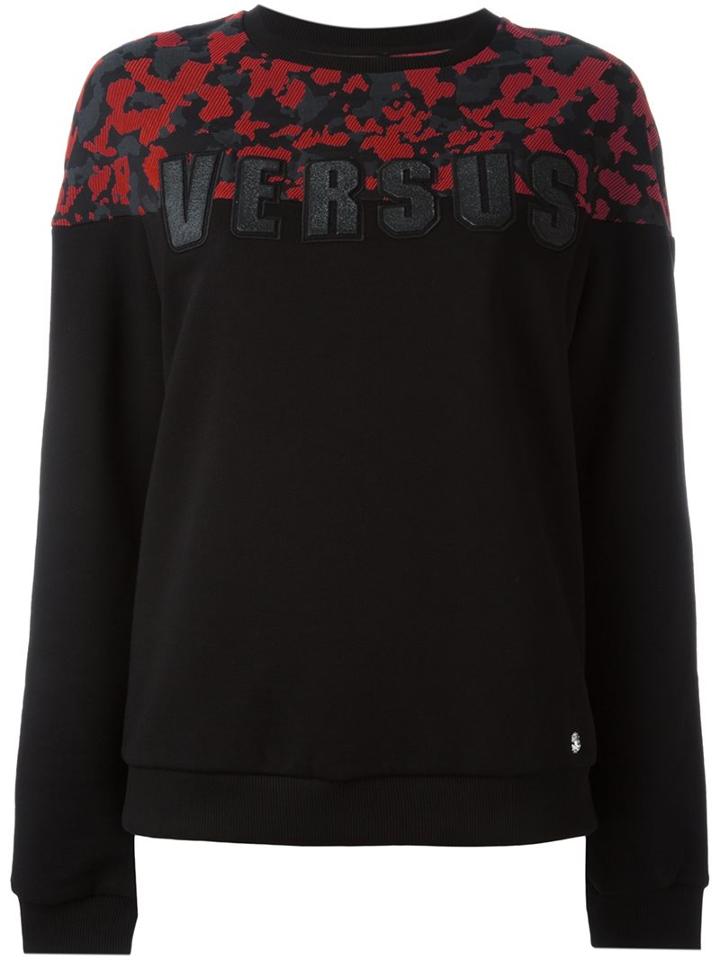 Versus Logo Appliqué Sweatshirt