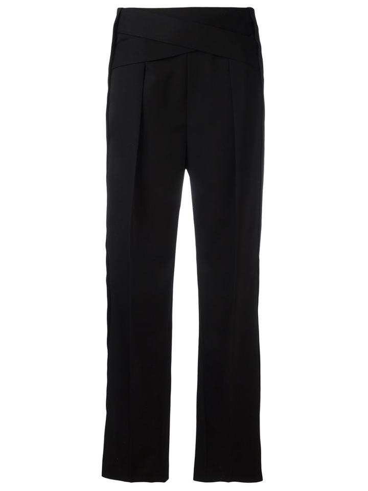 Paco Rabanne Wide Leg Trousers, Women's, Size: 38, Black, Spandex/elastane/viscose/wool