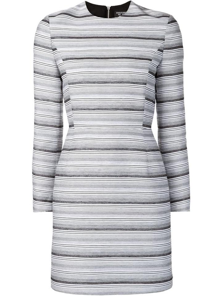 Creatures Of The Wind 'damai' Dress, Women's, Size: 4, Grey, Cotton/nylon/polyester