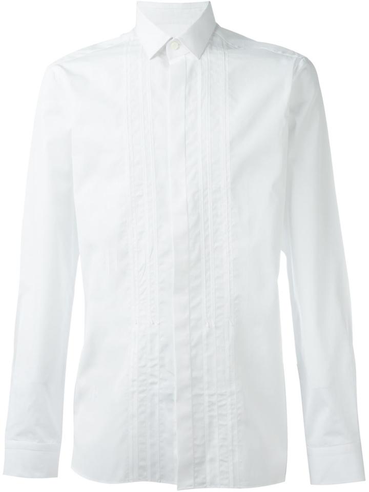 Lanvin Pleated Detail Shirt - White