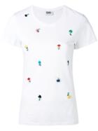 Sonia By Sonia Rykiel - Embroidered T-shirt - Women - Cotton/acrylic/modal - S, White, Cotton/acrylic/modal