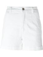Dolce & Gabbana High Waisted Denim Shorts - White