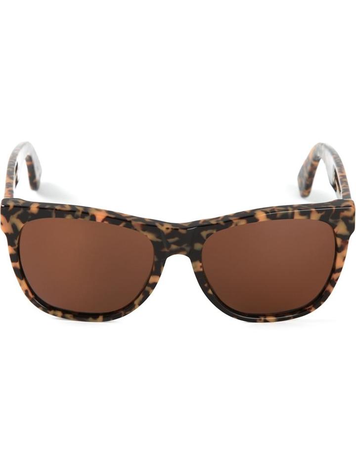 Retro Super Future 'classic Francis Sciuro Gold' Sunglasses