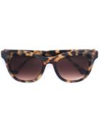 Thierry Lasry Square Frame Sunglasses, Women's, Nude/neutrals, Glass/acetate