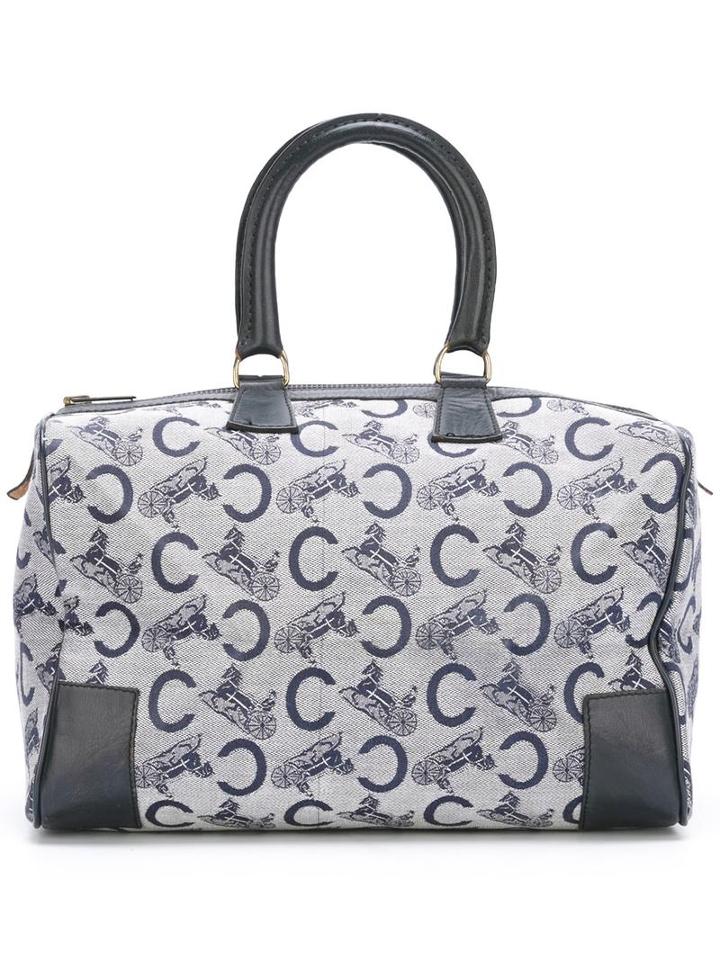 Céline Vintage Horse Logo Bag, Women's, Blue