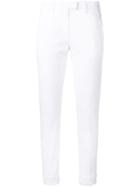 Dondup Crochet Cuff Cropped Trousers - White