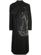 Yohji Yamamoto Long Trench Coat - Black