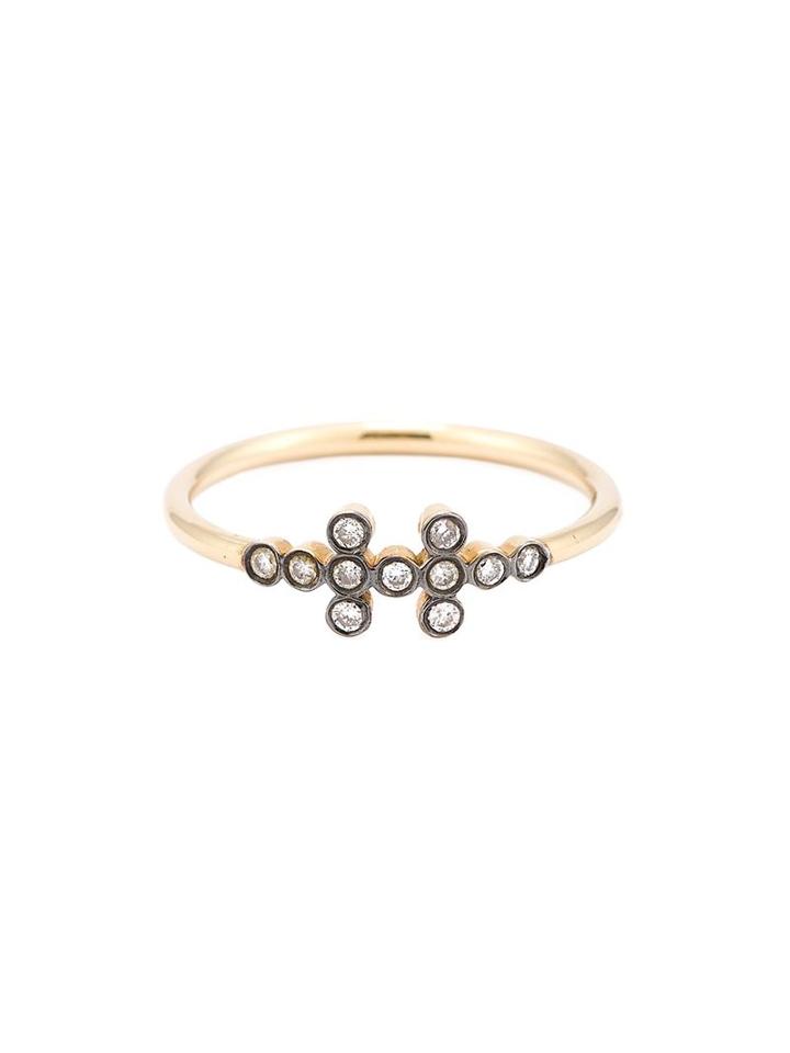 Yannis Sergakis 11 Diamond Yellow And Black Gold Ring