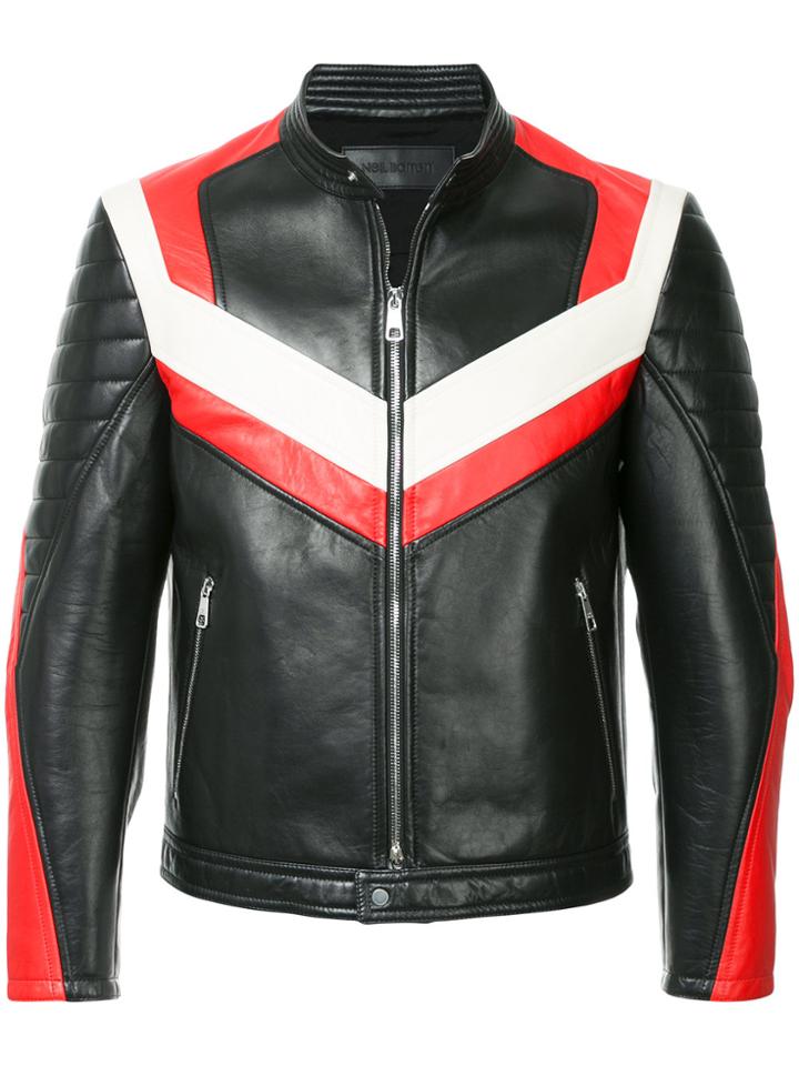 Neil Barrett Modernist Biker Jacket - Black