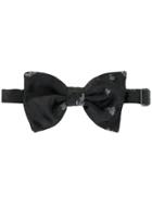 Dolce & Gabbana Jacquard Bow Tie - Black