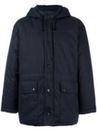 Our Legacy Hooded Padded Parka Coat, Men's, Size: 46, Black, Cotton/nylon/polyamide