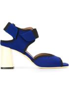 Marni Neoprene Sandals, Women's, Size: 40, Blue, Nylon/leather