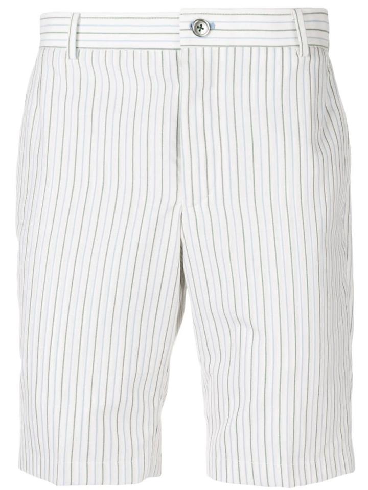 Thom Browne Pinstripe Unconstructed Chino Short - White