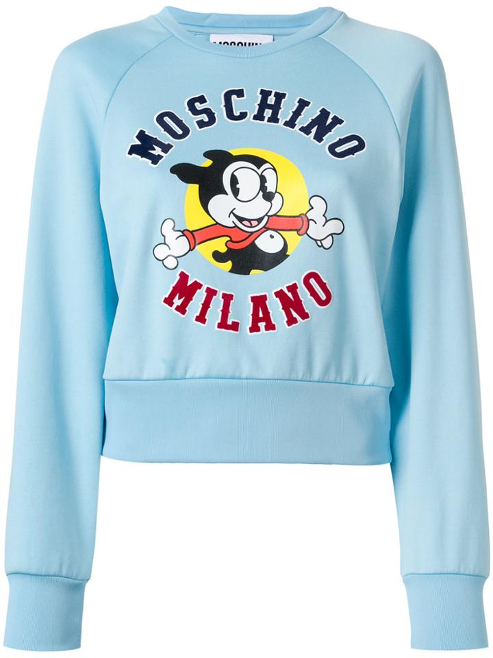 Moschino Felix The Cat Sweatshirt - Blue