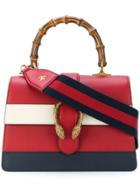 Gucci Dionysus Leather Top Handle Bag - Red