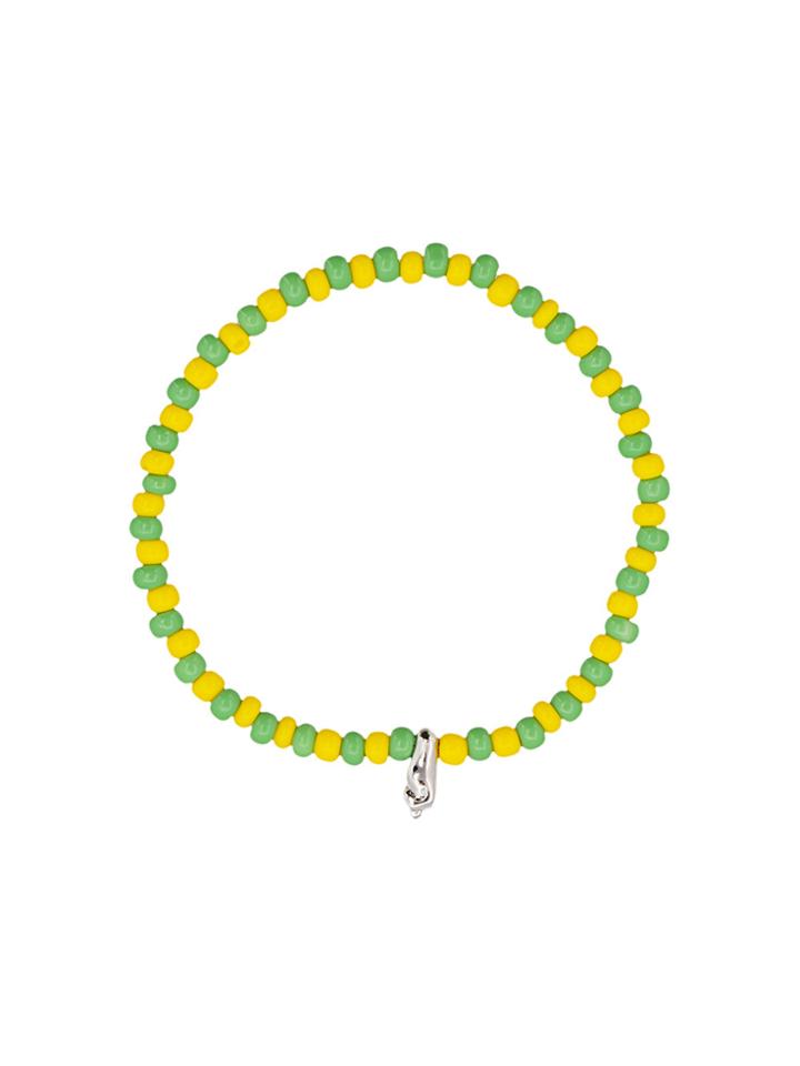 Luis Morais Figa Mini Symbol Beaded Bracelet - Green
