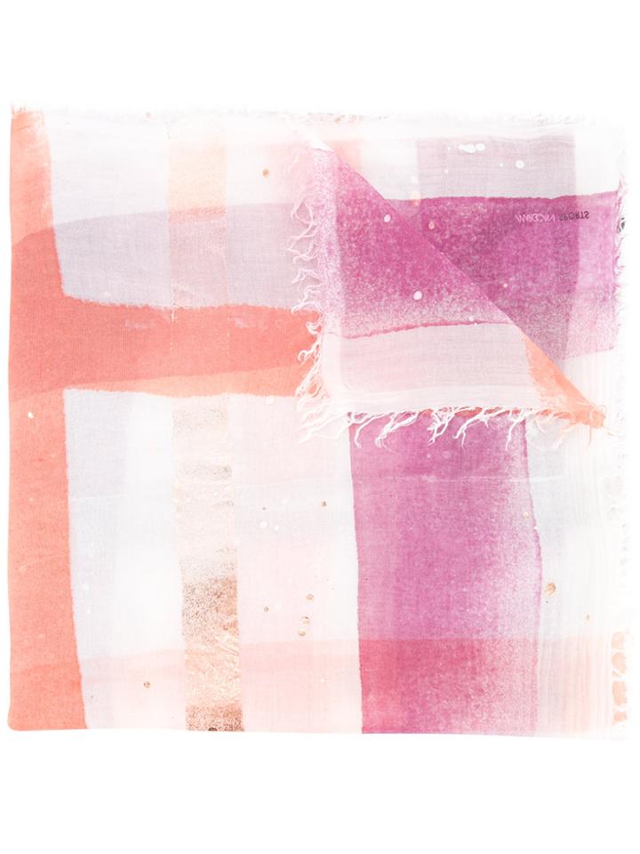 Marc Cain Watercolour Print Scarf - Multicolour