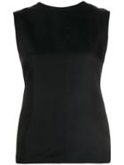 Helmut Lang Back Cut Out Top - Black