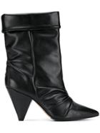 The Seller Cone Heel Boots - Black