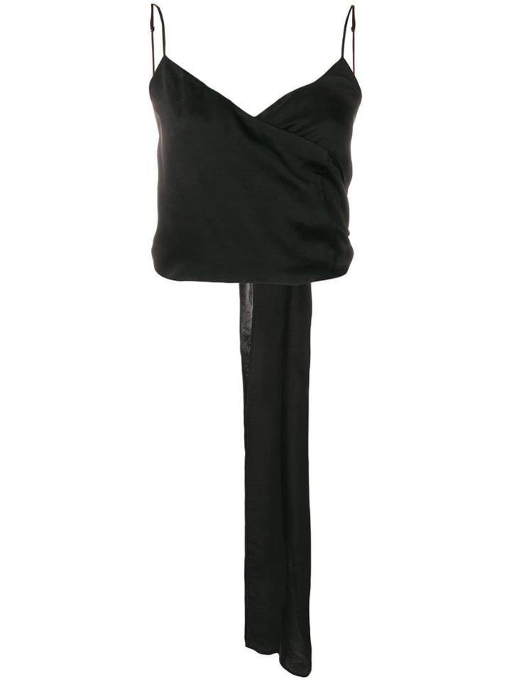 Uma Wang Wrapped Front Top - Black