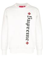 Supreme Independent Crewneck Top - White