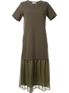 Muveil Ruffled Shift Dress
