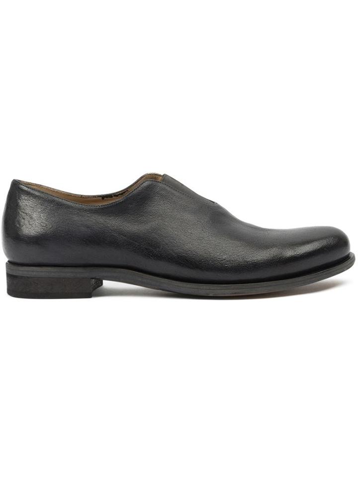 Cherevichkiotvichki Camel Leather Derby Shoes