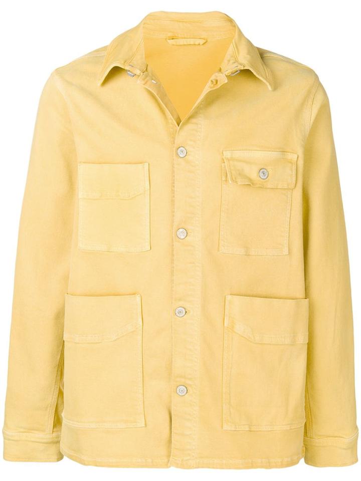 Ps Paul Smith Button Shirt Jacket - Yellow