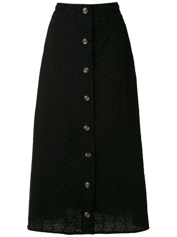 Nk Kamila Embroidered Skirt - Black