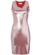 Alexandre Vauthier Fitted Sleeveless Dress - Metallic