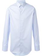 Armani Collezioni Classic Shirt, Men's, Size: 42, Blue, Cotton