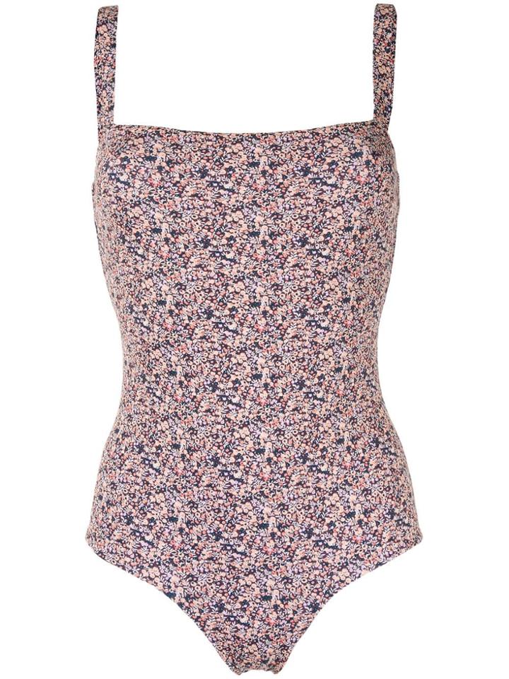 Matteau Square-neck One-piece Swimsuit - Multicolour