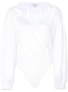 Milly Wrap Front Shirt - White