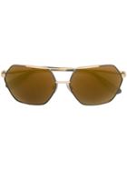 Dolce & Gabbana Eyewear Hexagonal Aviator Sunglases - Metallic