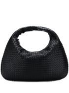 Bottega Veneta Intrecciato Hobo Bag - Black