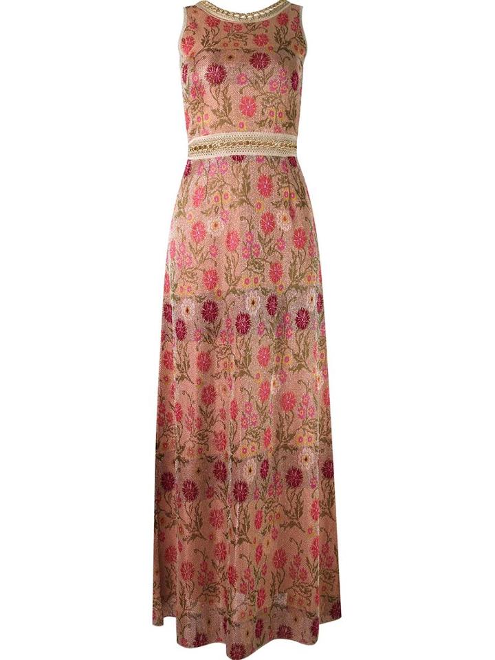 Cecilia Prado Tricot Long Floral Dress