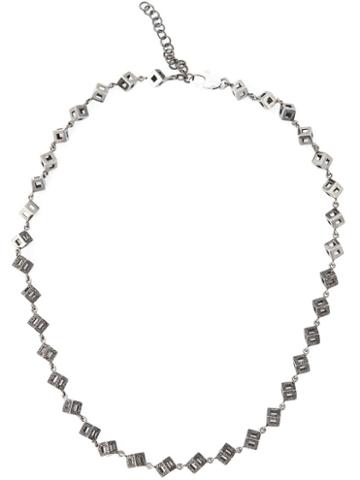 Gavello Diamond Cubes Necklace