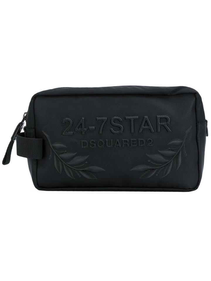 Dsquared2 24-7 Star Wash Bag - Black