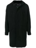 A.p.c. Hooded Coat - Black