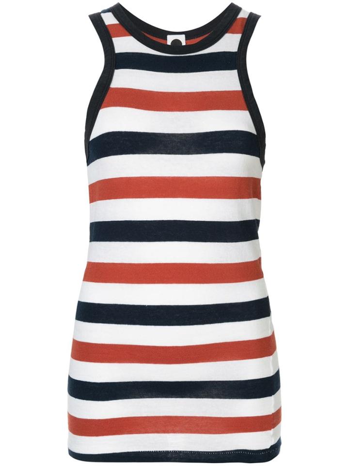 Bassike Stripe Athletic Tank - Multicolour