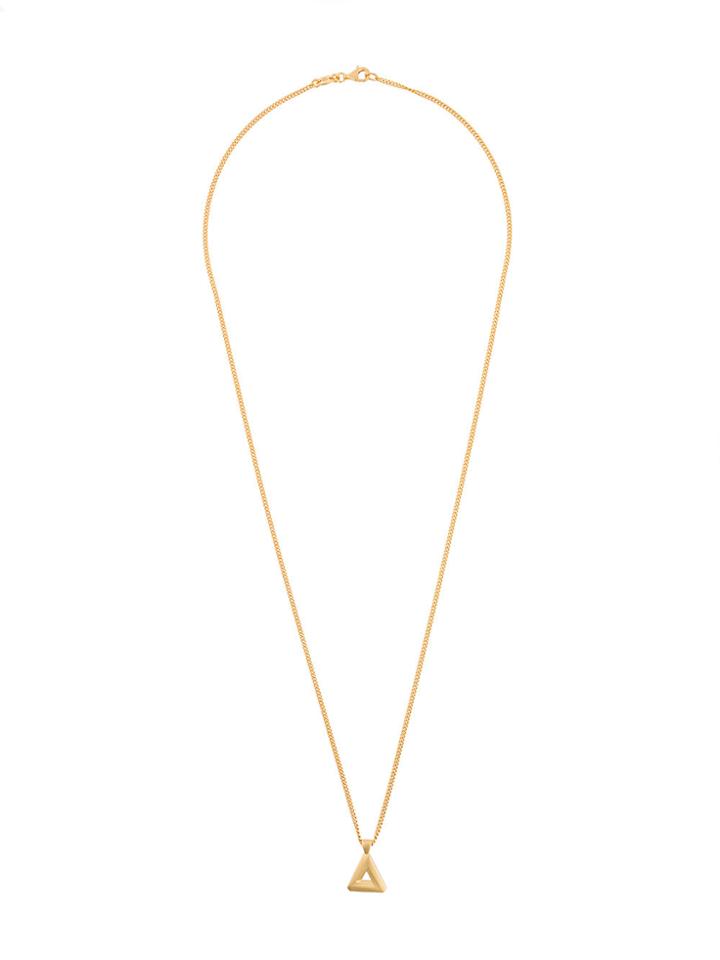 Northskull Trigon Um Pendant Necklace - Metallic