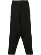 Société Anonyme Cropped Drop Crotch Trousers - Black