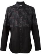 Maison Margiela Zig-zag Print Shirt, Men's, Size: 46, Black, Cotton