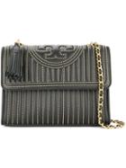 Tory Burch Fleming Studded Shoulder Bag - Black