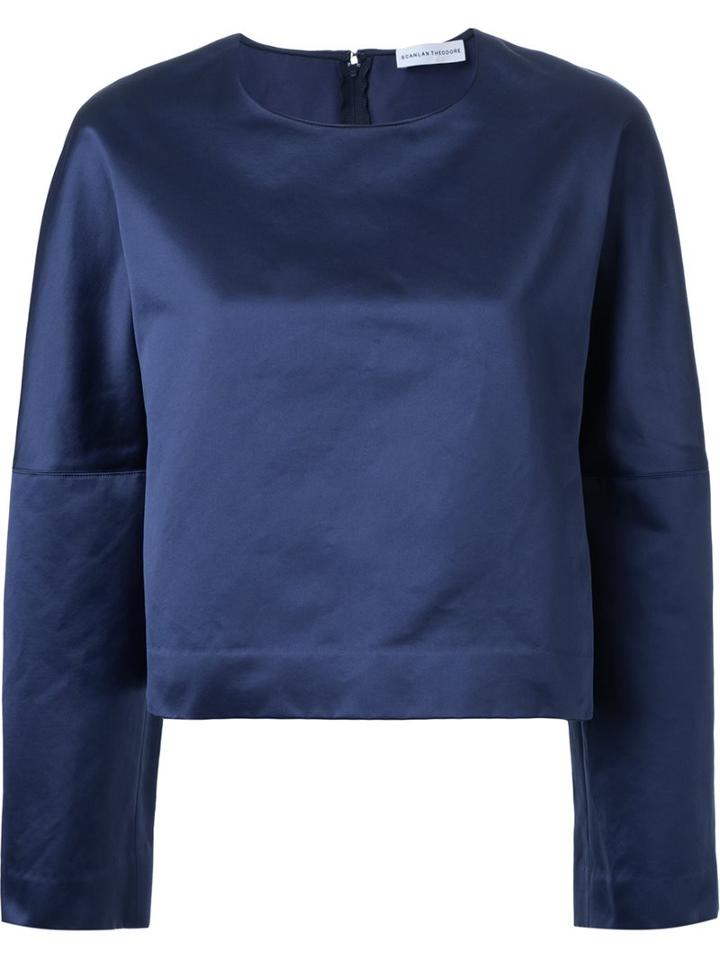 Scanlan Theodore Duchess Satin Top