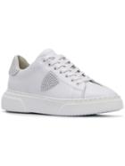Philippe Model Studded Patch Sneakers - White
