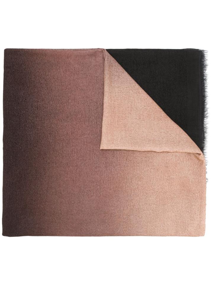 Faliero Sarti Jador Gradient Scarf - Brown