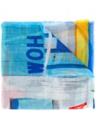 Faliero Sarti Multi Print Scarf, Women's, Modal/cashmere