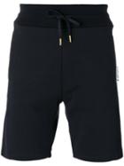 Moncler Gamme Bleu Side Stripe Shorts, Men's, Size: Xl, Black, Cotton
