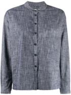 Ymc Long Sleeved Cotton Shirt - Blue